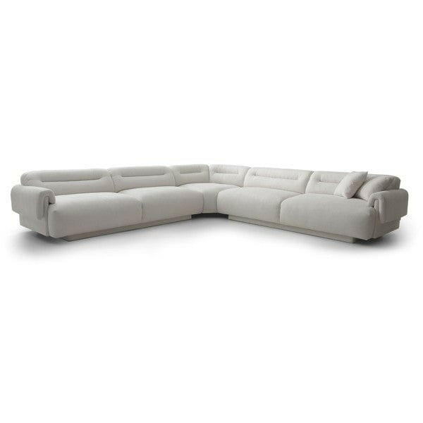 Frankie Modular Sofa - Chex Polar Bouclé
