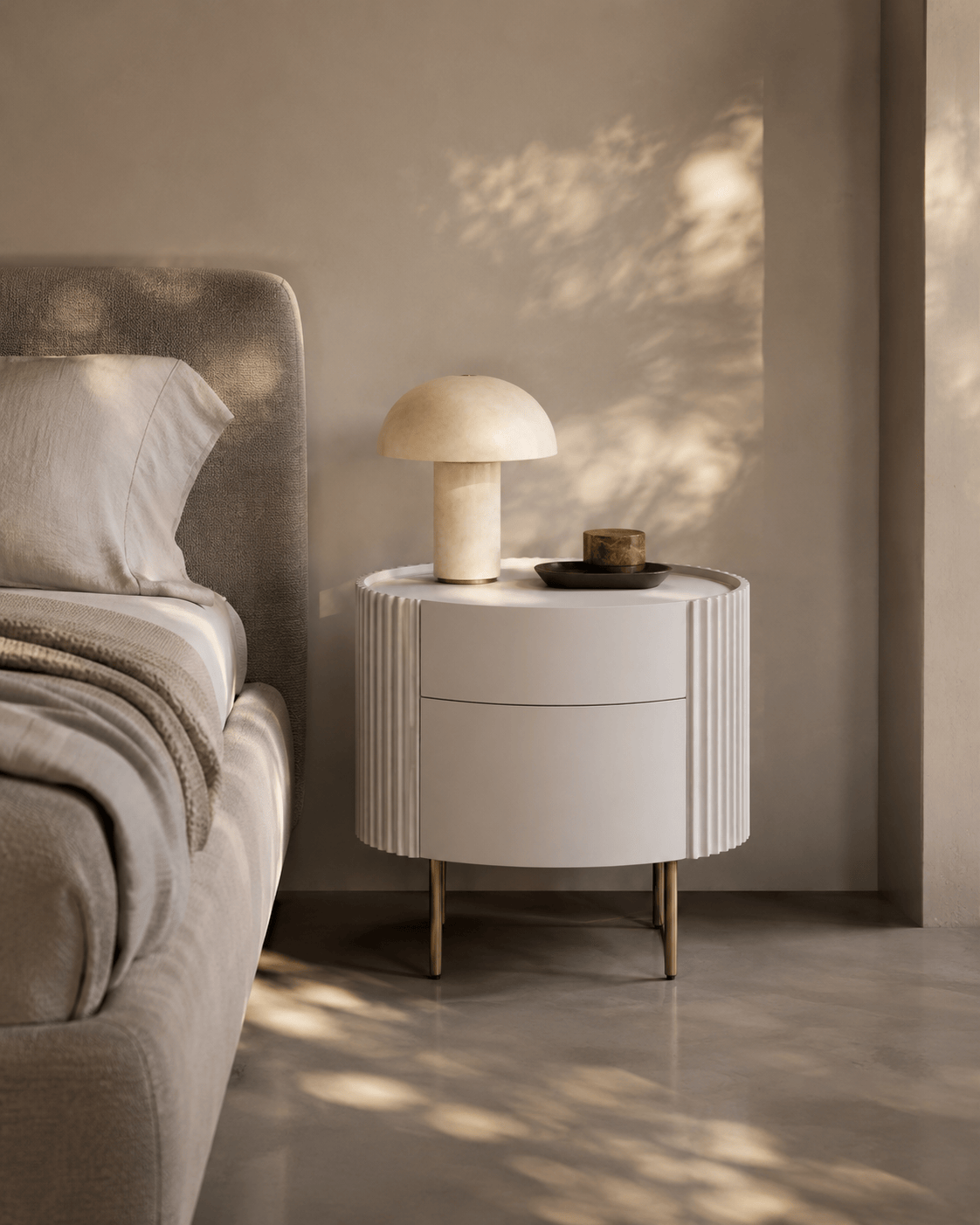 Lantine Bedside - Beige