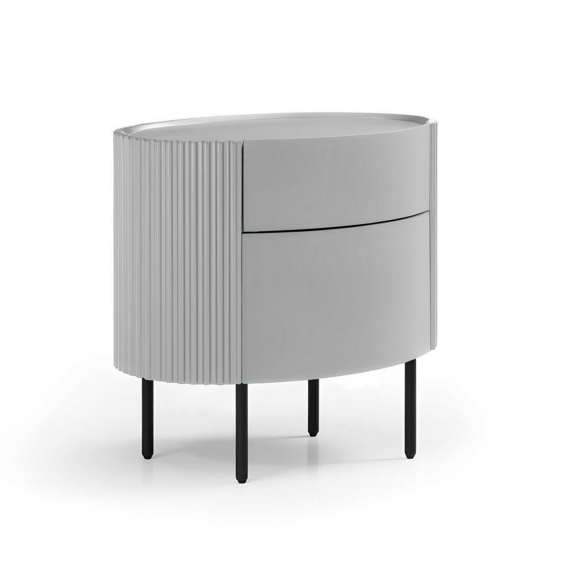 Tommy Franks Lantine Bedside - Light Grey