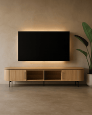 Tommy Franks Lantine TV Unit - Ash Oak