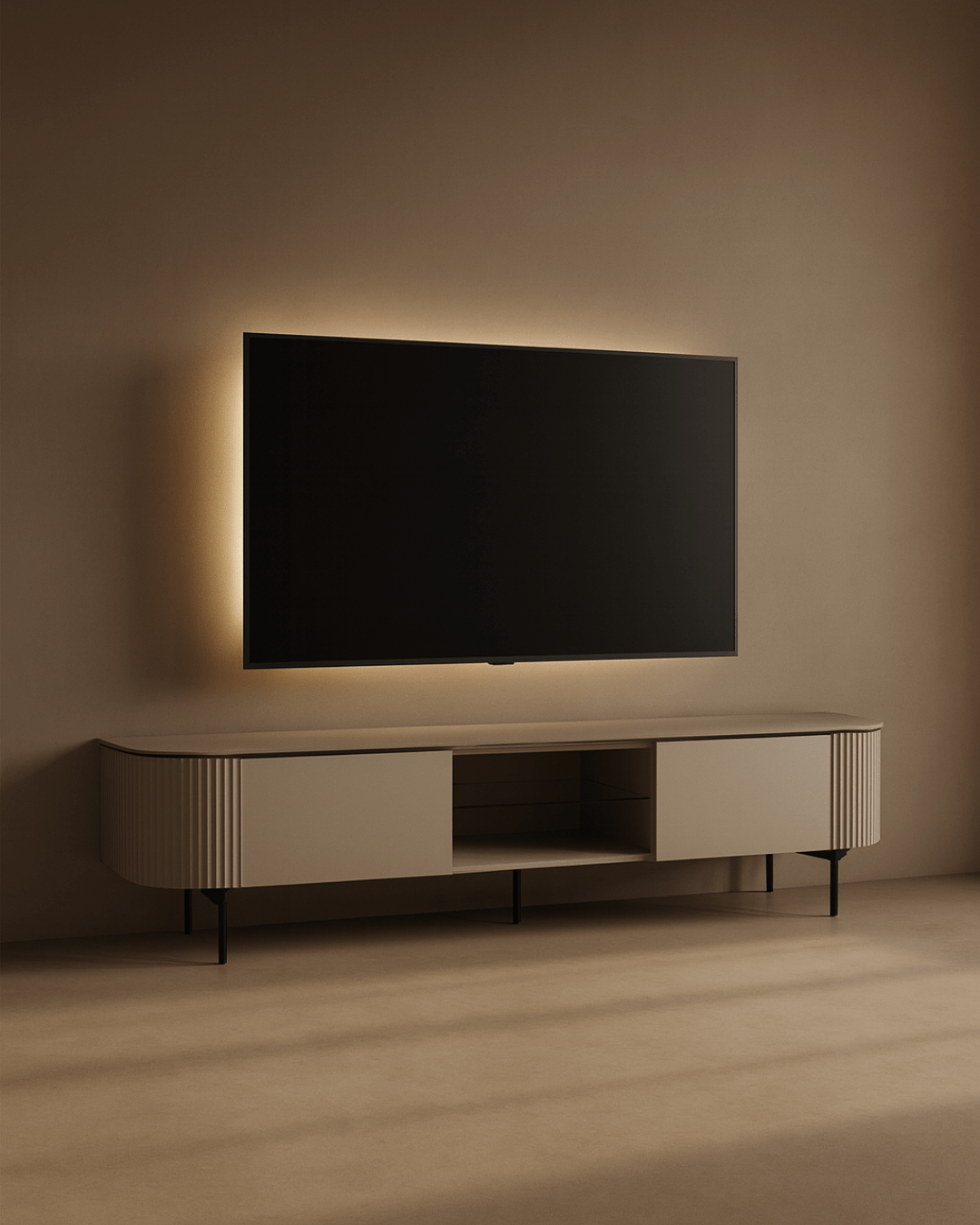 Lantine TV Unit - Beige | OUTLET