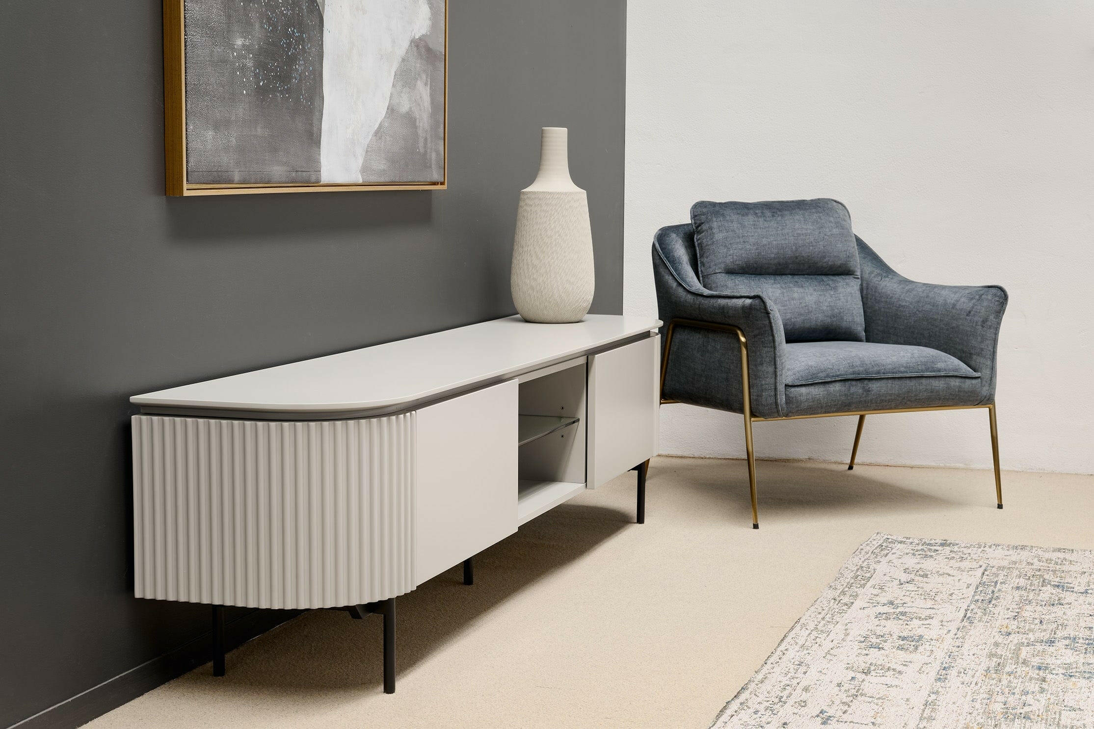 Lantine TV Unit - Beige