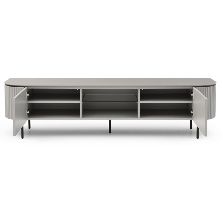Lantine TV Unit - Matte Light Grey