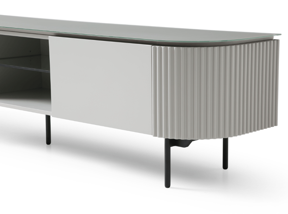 Lantine TV Unit - Matte Light Grey