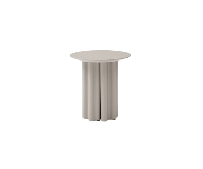 Moon Side Table - Matte Beige