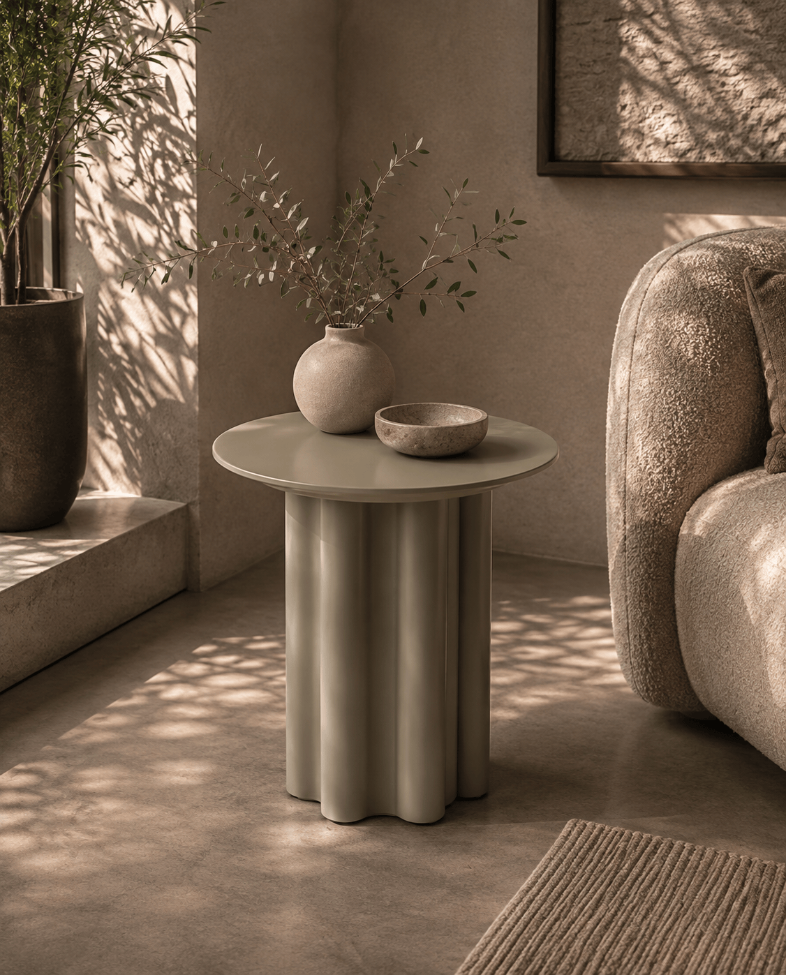 Moon Side Table - Verde