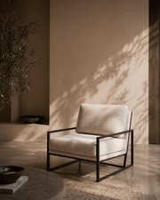 Newell Lounge Chair - Avery Velour Cream