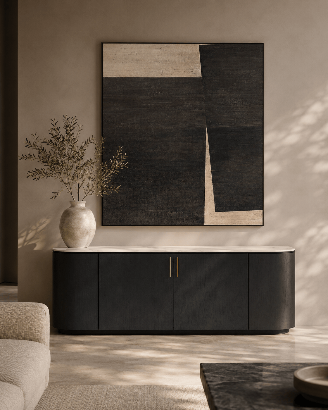 Oakura Buffet - Black