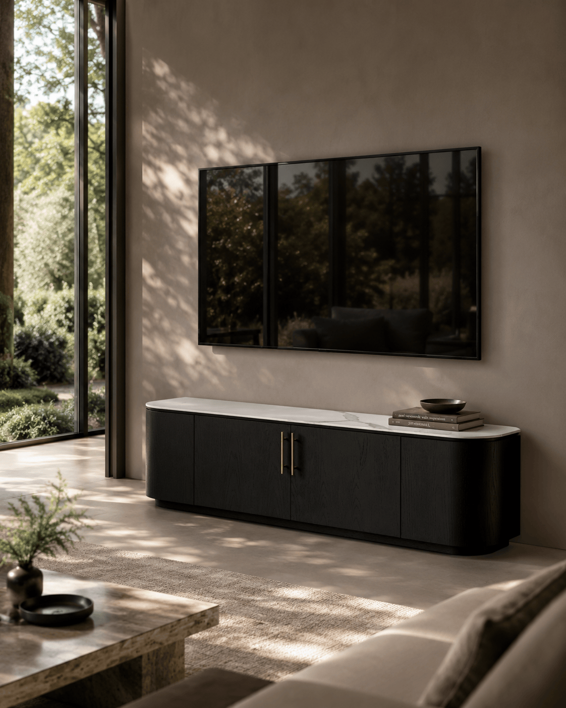 Oakura TV Unit - Black