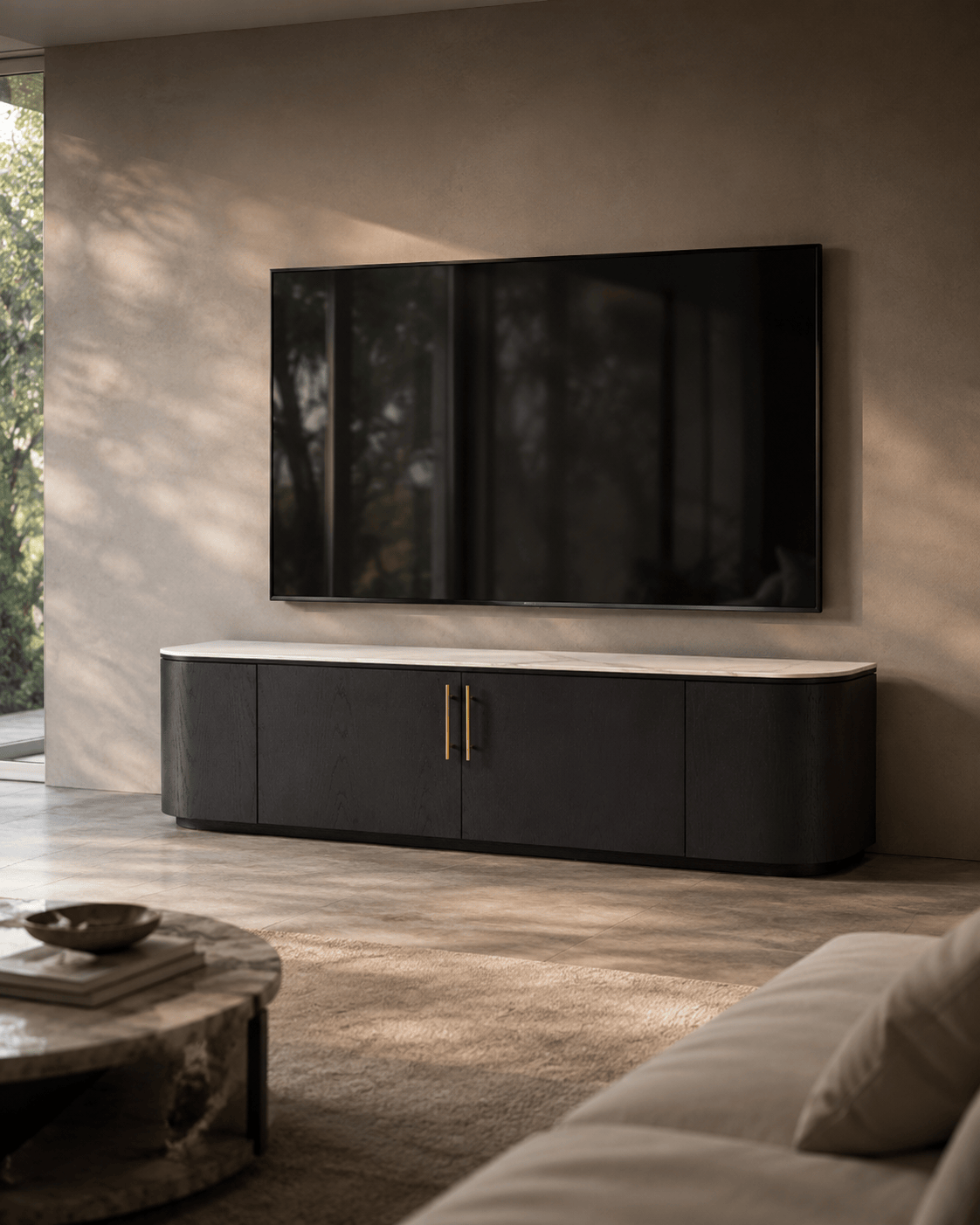 Oakura TV Unit - Black