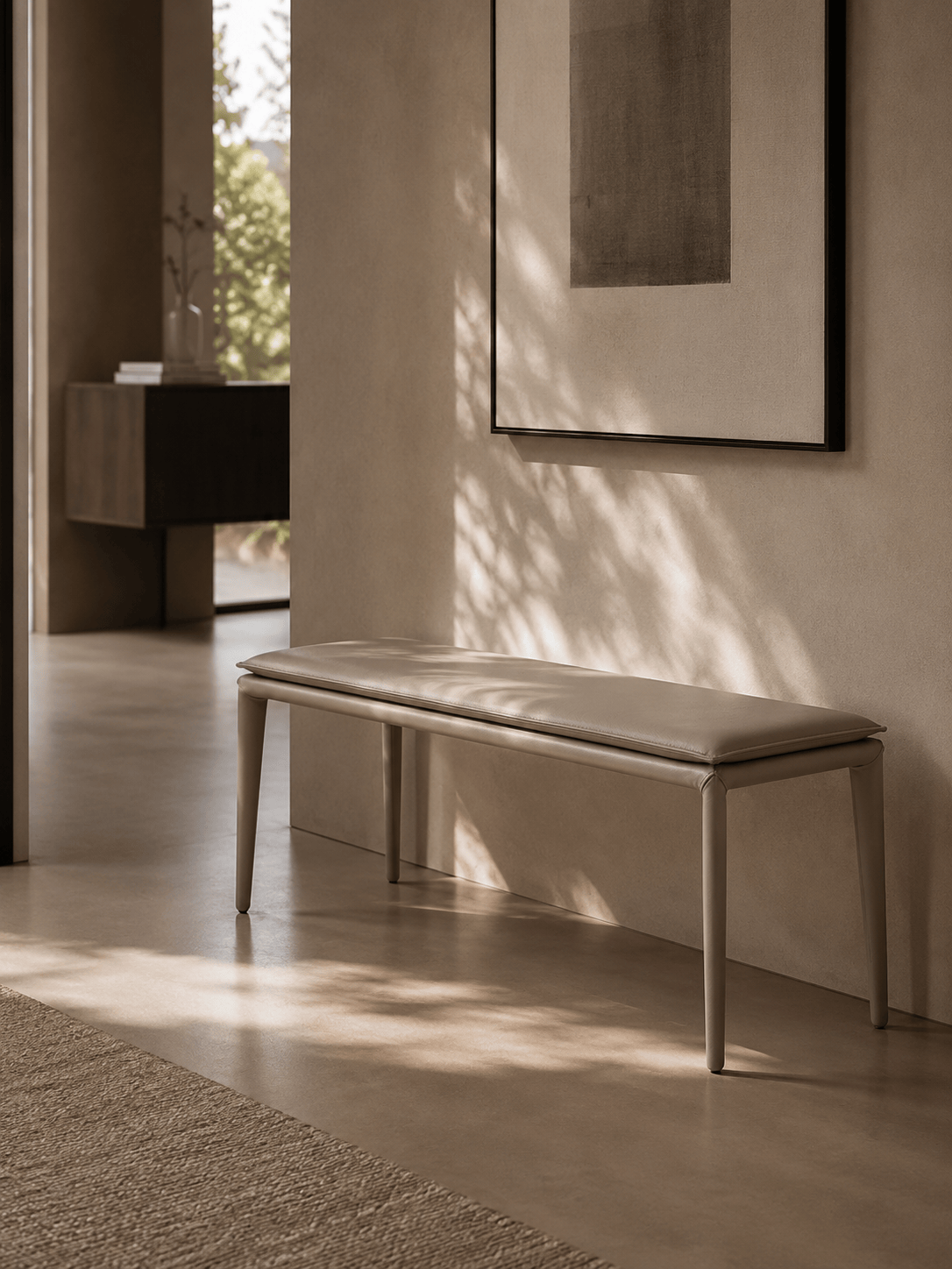 Perabo Bench - Concrete Grey