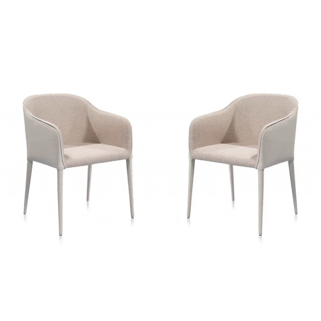 Salcita Armchair - Set of 2 - Cream