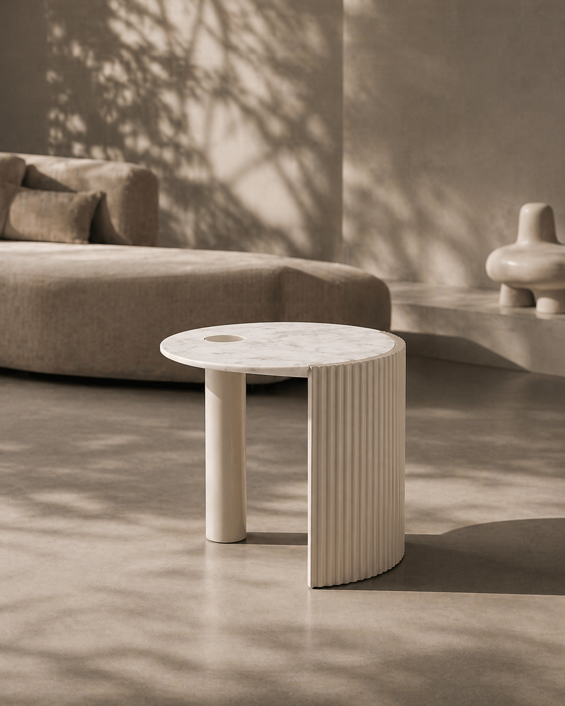 Salida Side Table - Beige