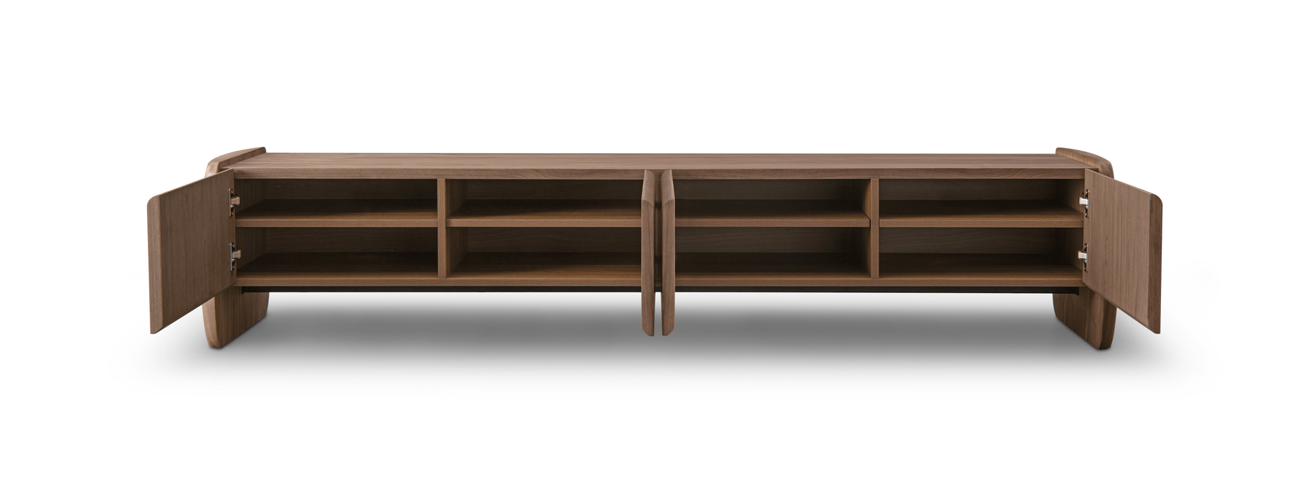 Underline Tv Unit - Light Walnut
