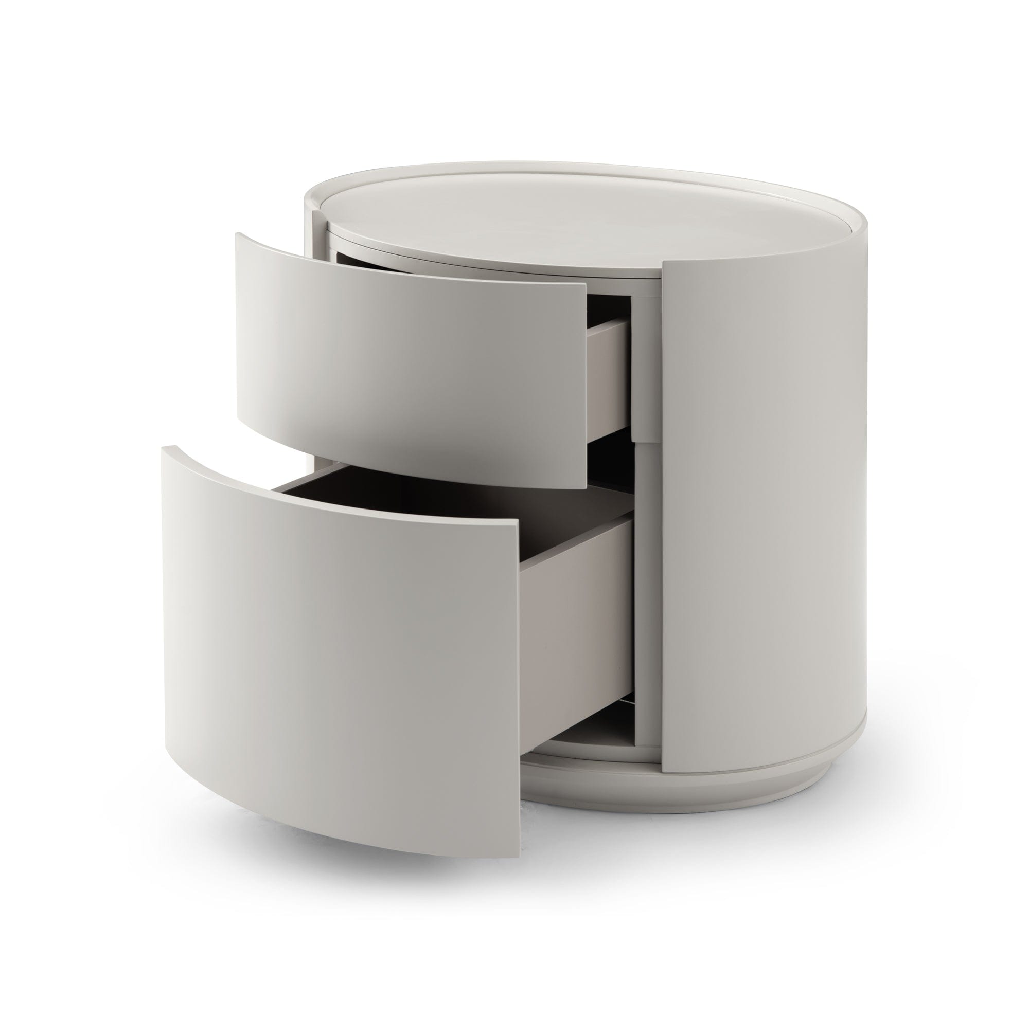 Ming Bedside Table - Matte Beige