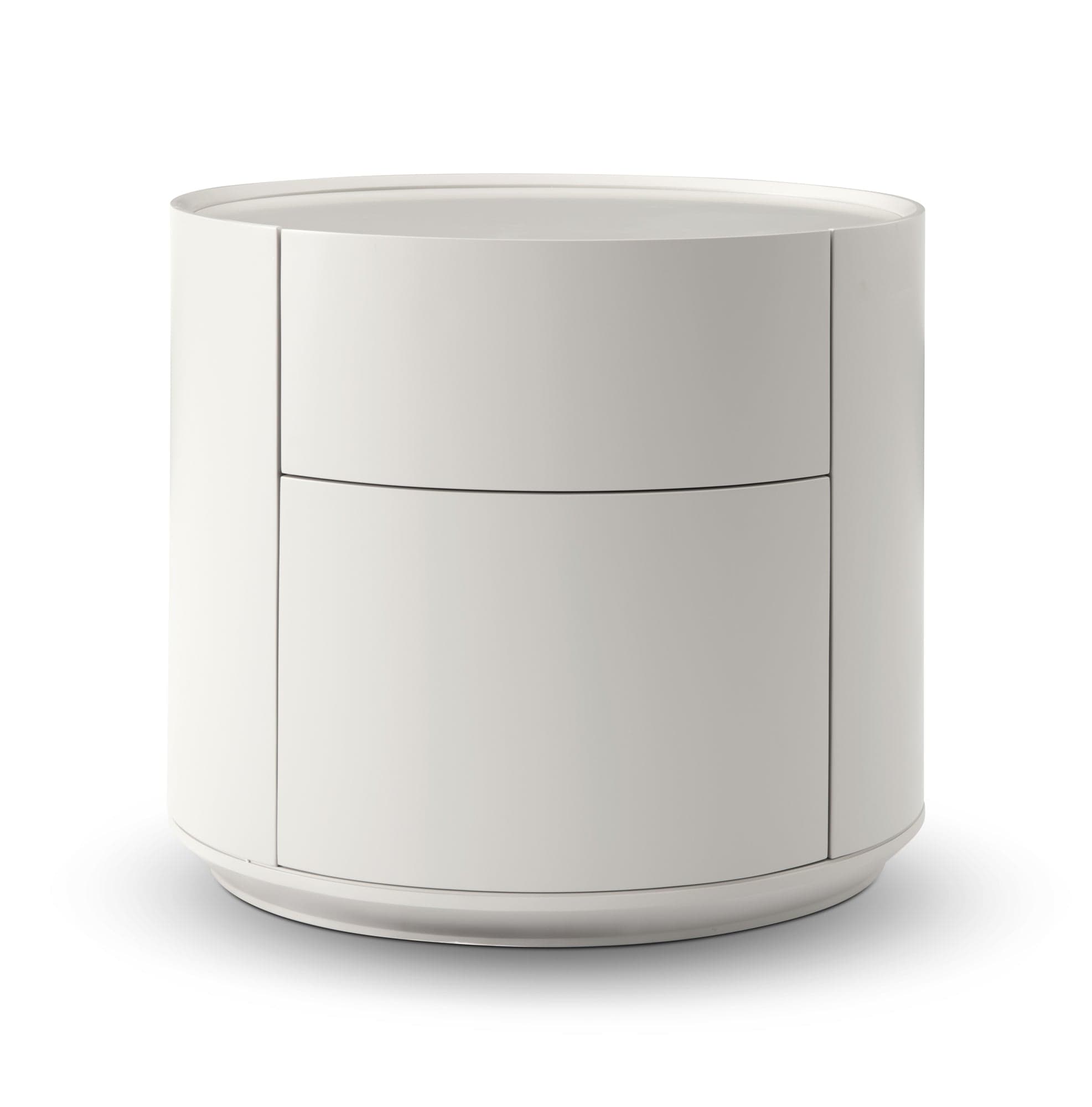 Ming Bedside Table - Matte Beige