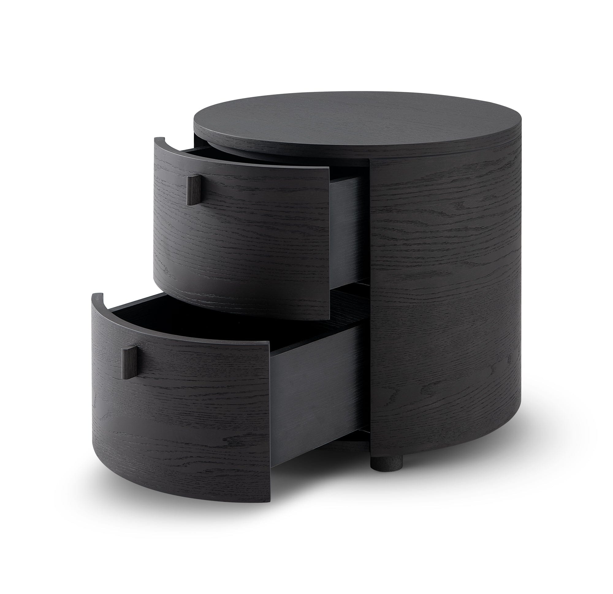 Tommy Franks Sims Bedside Table - Smoak Oak