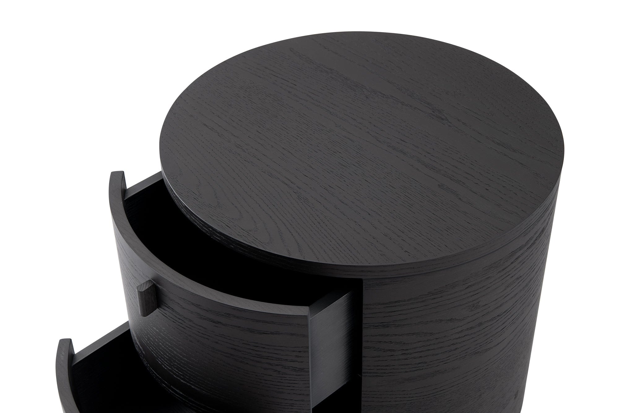 Tommy Franks Sims Bedside Table - Smoak Oak