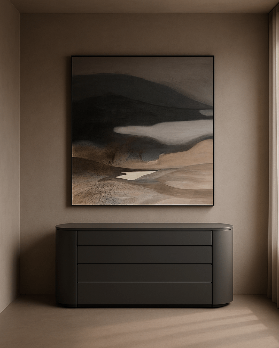 Tommy Franks Sims Dresser - Matte Dark Grey