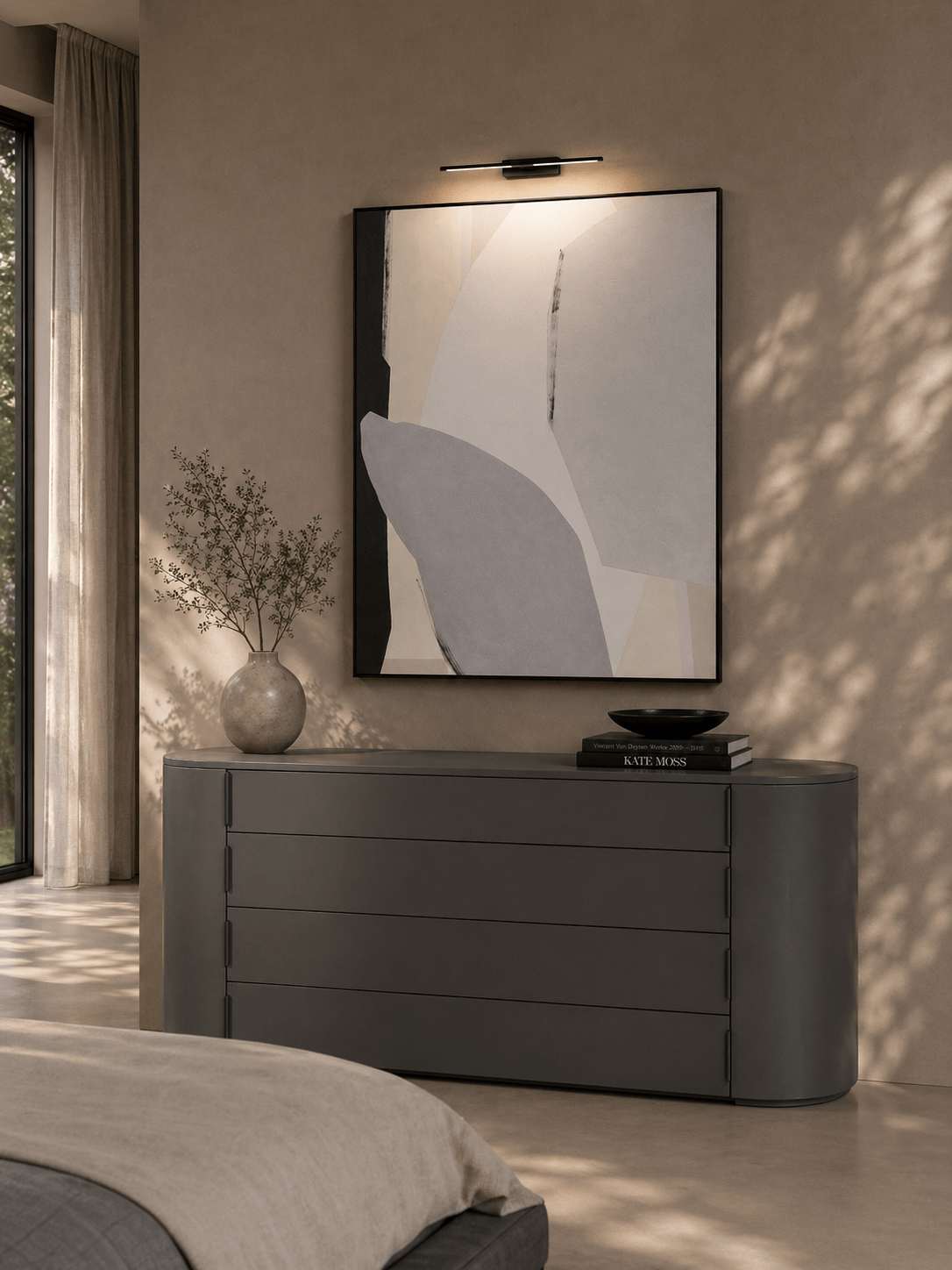Tommy Franks Sims Dresser - Matte Dark Grey