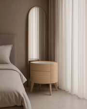 Tommy Franks Weston Bedside Table - Ash Oak