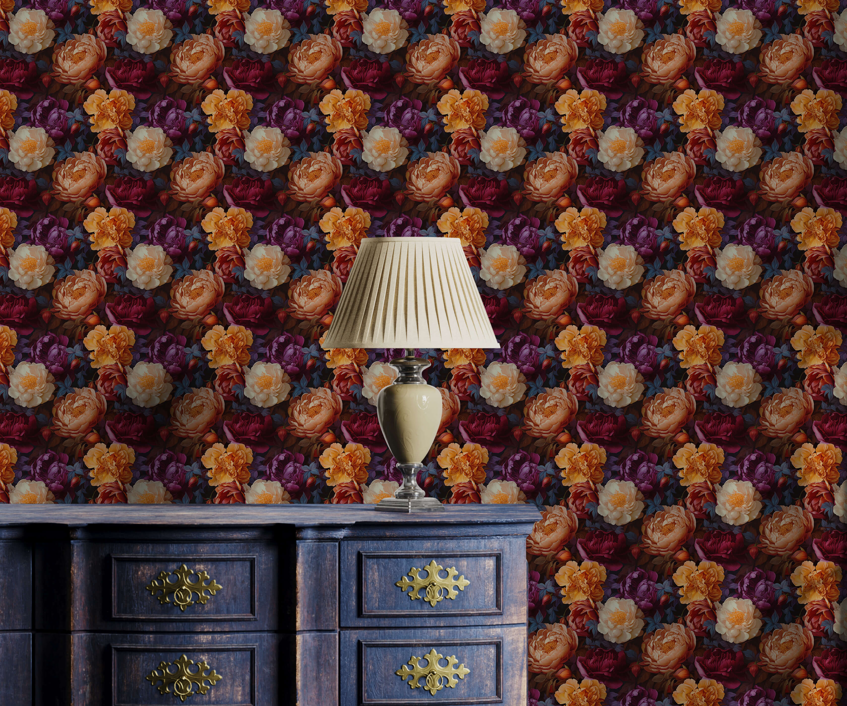 Bobbi Beck Vivienne Floral Luxury Wallpaper