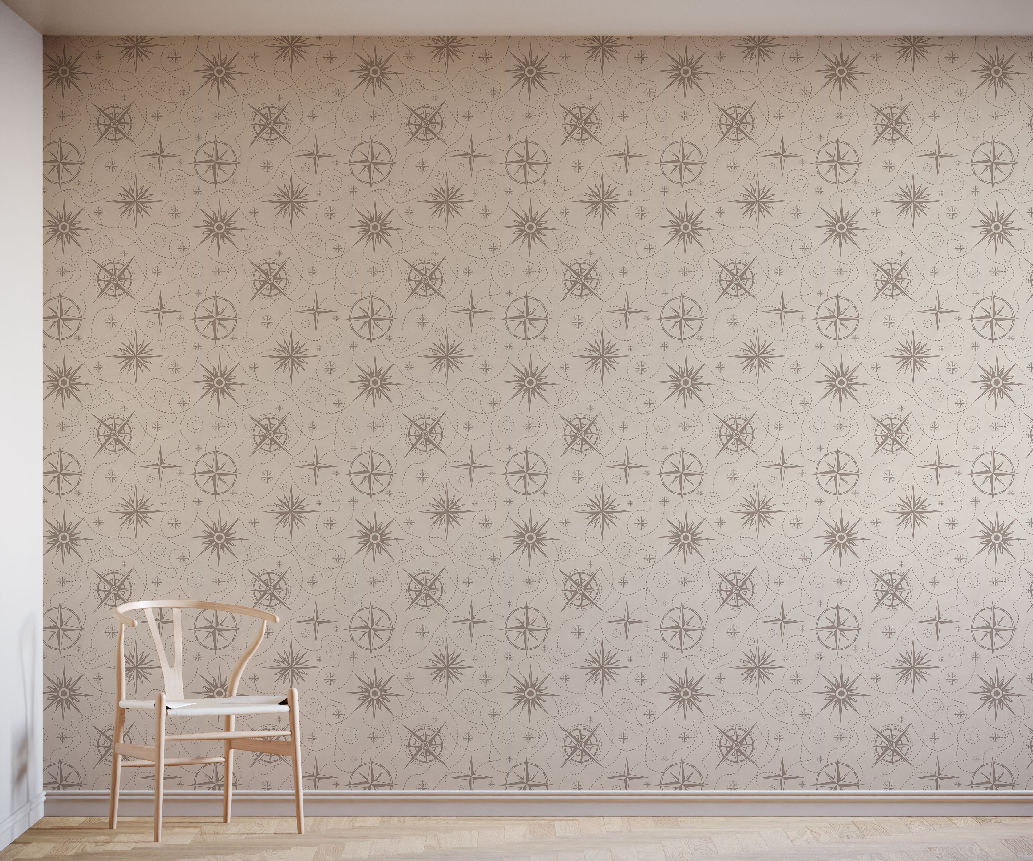 Bobbi Beck Voyage Nautical Luxury Wallpaper
