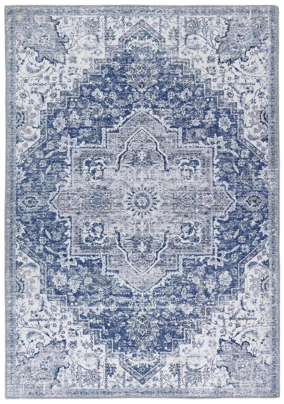 Washable Rug Eterna Blue
