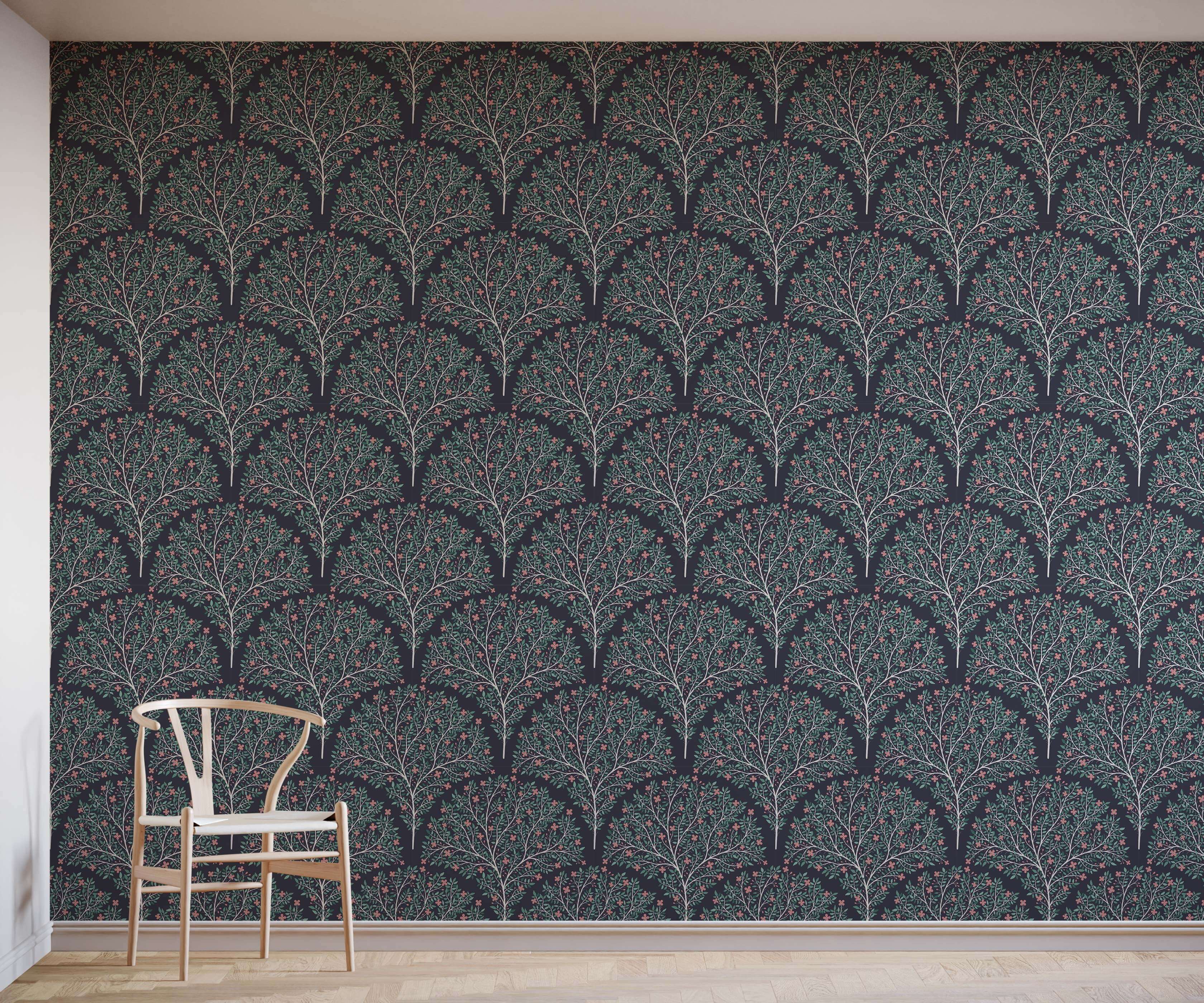 Bobbi Beck Zelah Floral Luxury Wallpaper
